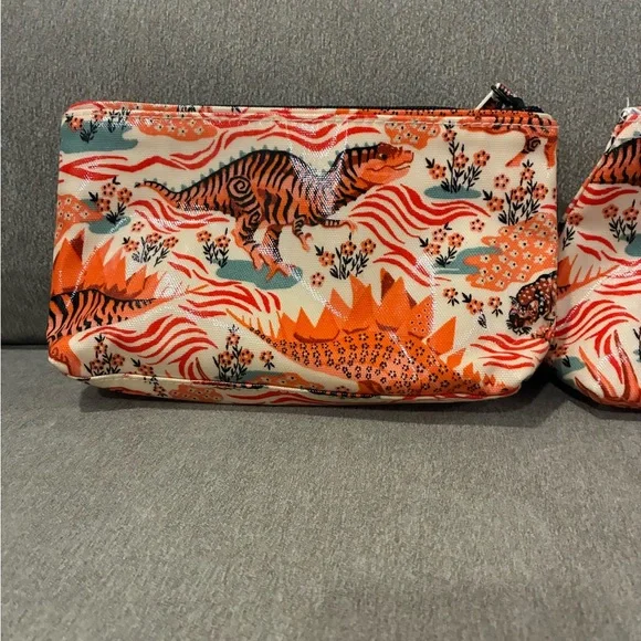 Cath Kidston Orange Animal-Print Cosmetic Bags - Picture 7 of 8